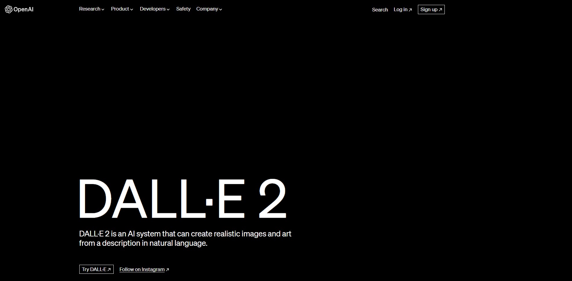 DALL･E 2の公式サイト
